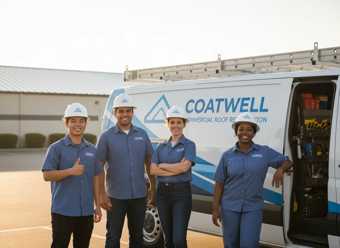 Commercial roof coating company in Eckert, CO